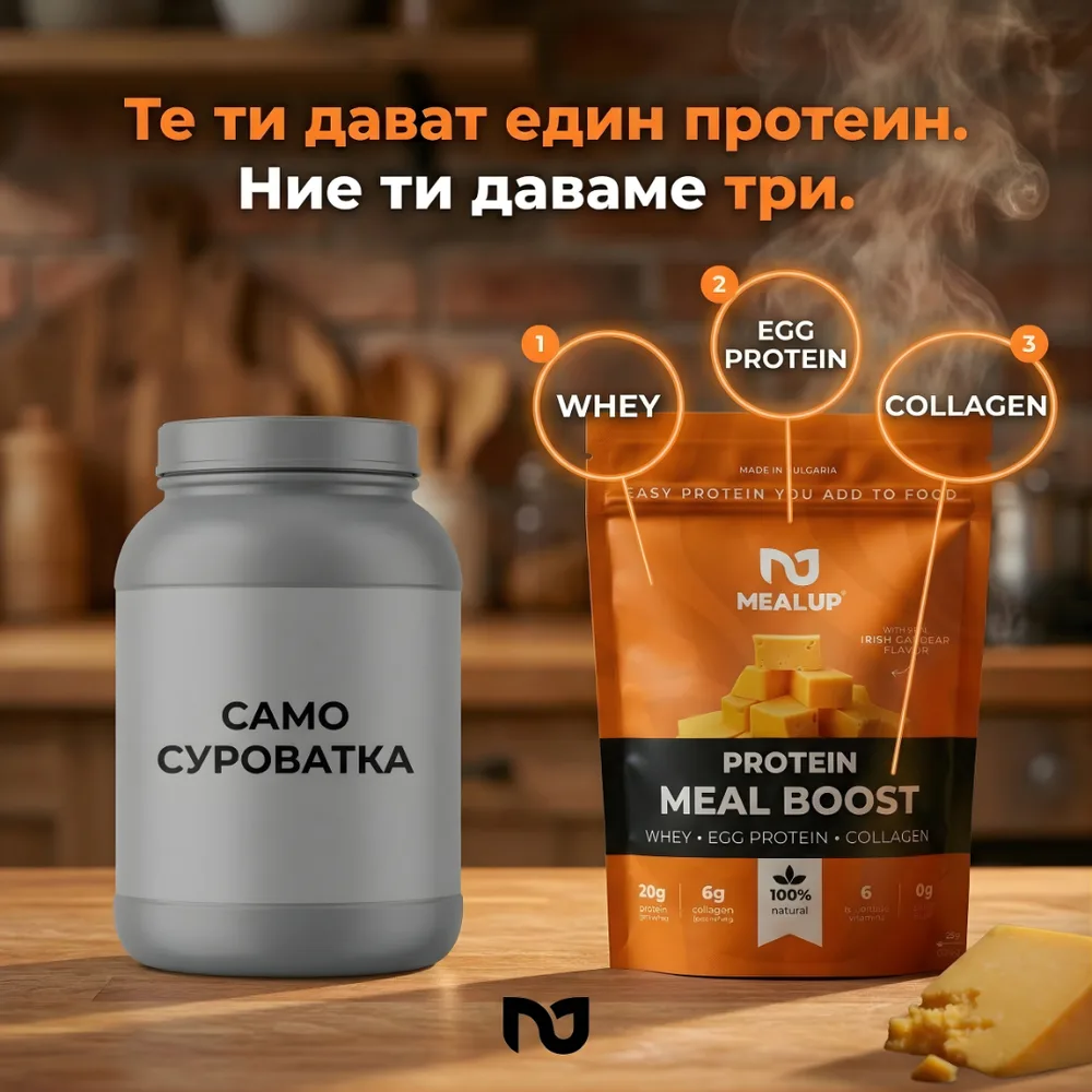 MealUp - протеинова реклама